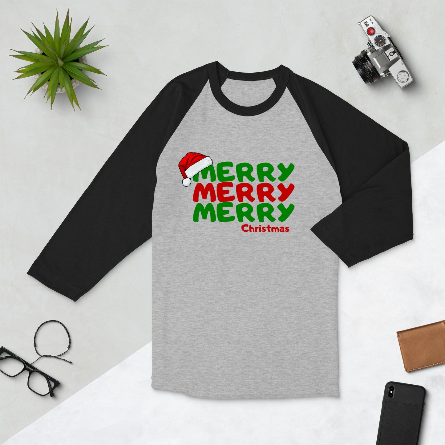 Merry Merry 3/4 Sleeve