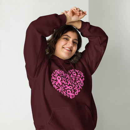 Pink Ribbon Heart