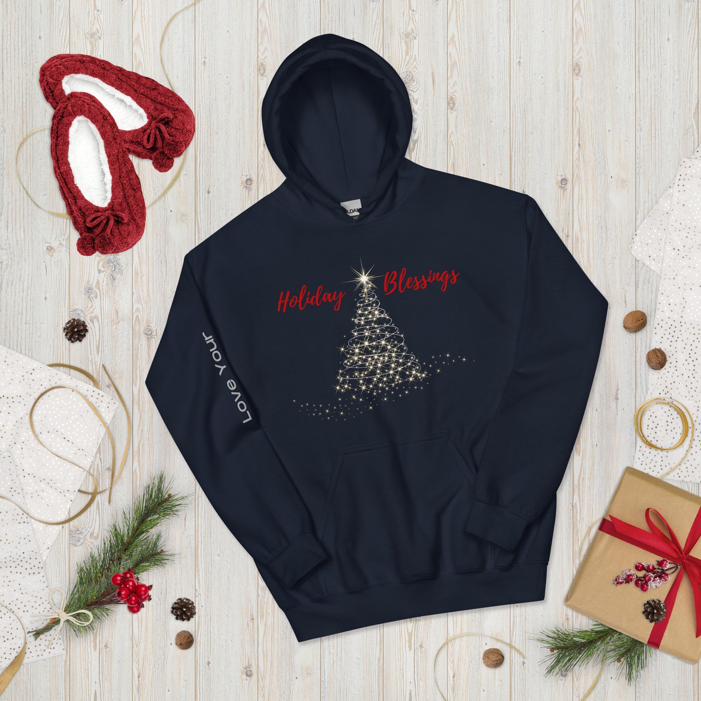 Lit Christmas Tree