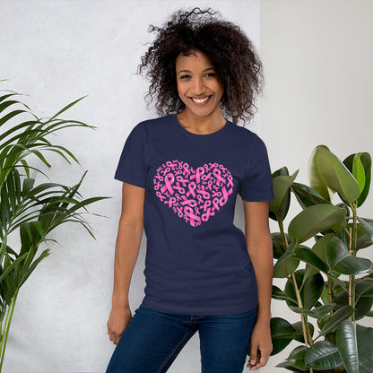 Pink Ribbon Heart
